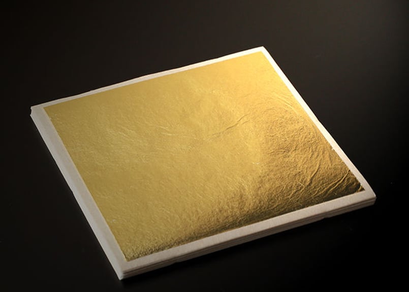 純金箔 3号色 縁付 10枚 | 金箔製造元 中村製箔所