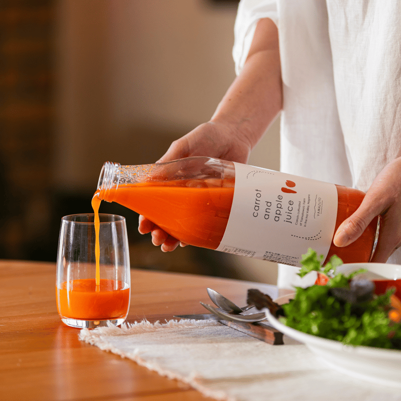 長野伊那谷 carrot and apple juice 200ml | 株式会社やまとわ