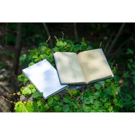 Shiki bun 木のノート B6【白】(ハードカバー)※期間限定送料無料