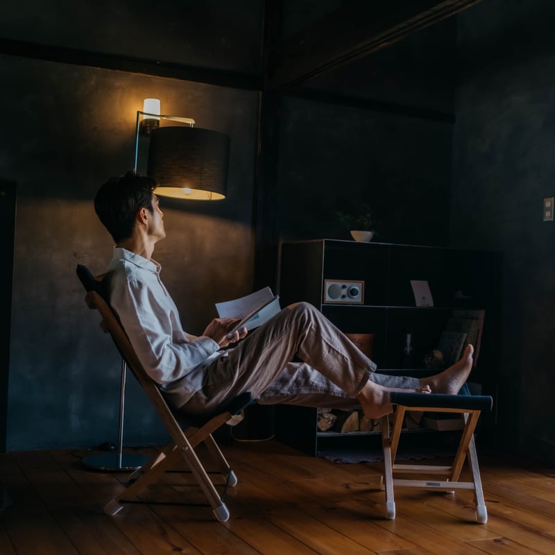 Chair・Ottomanのセット【アカマツ】 | 株式会社やまとわ