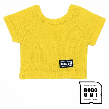 【ロボホン公式】ニットカラーTシャツ イエロー