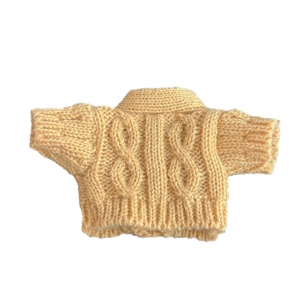 り*ん様 新品 The Barnnet バーネット クロシェニットカーディガン UNISEX】Oversized Soap Zip-Up Knit Cardigan（カーディガン