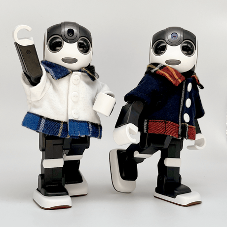 シャツ　ホワイト&チェック