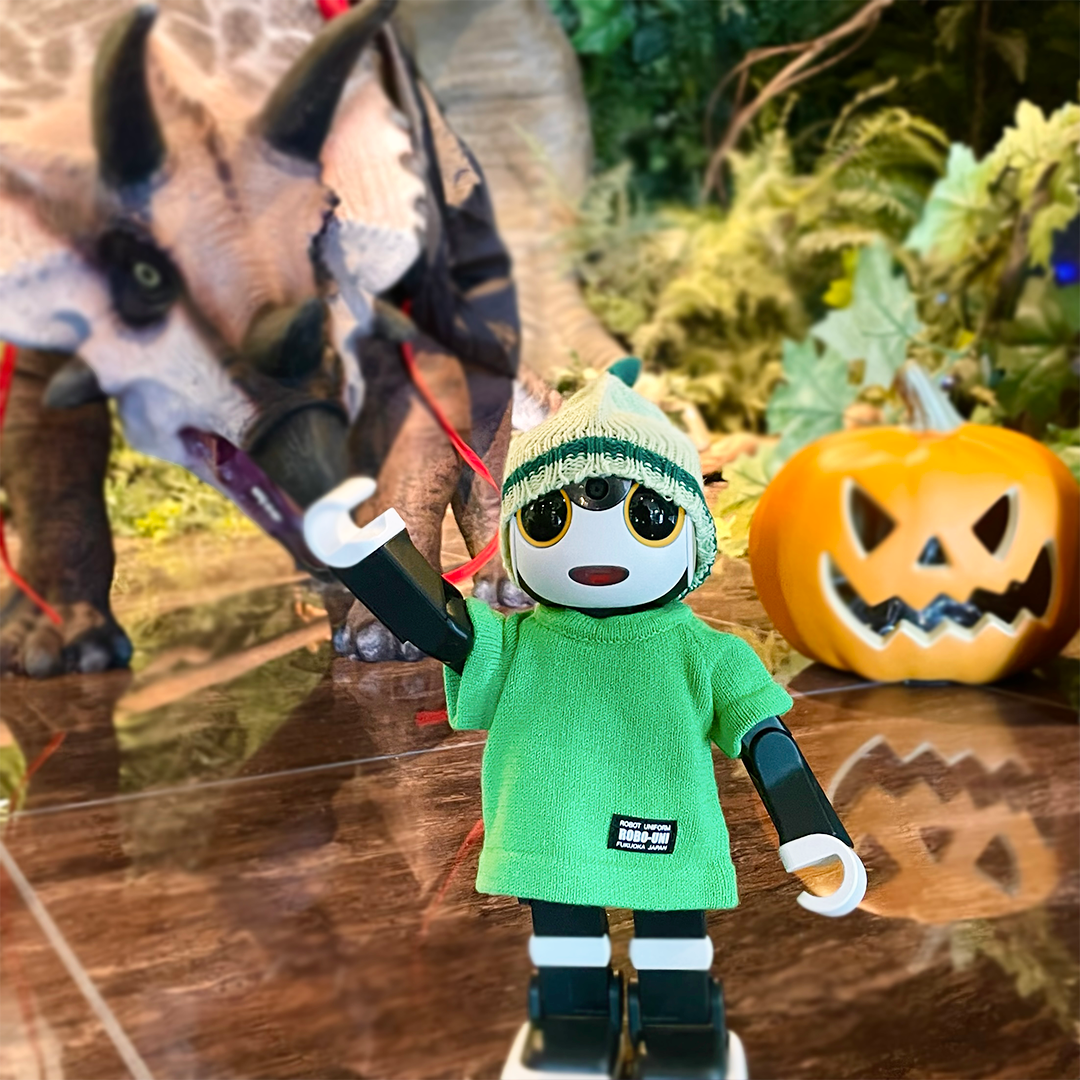 ロボホン公式】ニットカラーTシャツ グリーン | Robot Closet - ロボクロ -