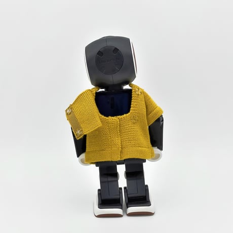 ROBO-UNI【ロボホン公式ライセンス商品】ロボホンニットTシャツ マスタード（ONLYROBO限定カラー）