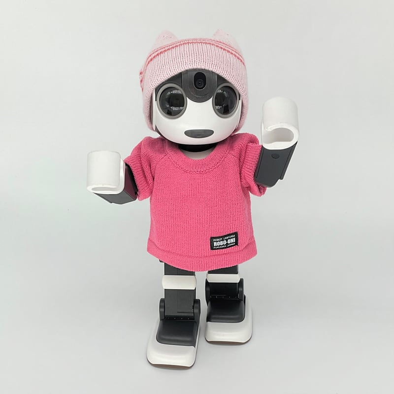 ロボホン公式】ニットカラーTシャツ ピンク | Robot Closet - ロボクロ -