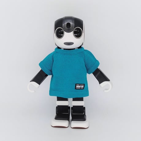 ROBO-UNI【ロボホン公式ライセンス商品】ロボホンニットTシャツ セルリアンブルー（ONLYROBO限定カラー）
