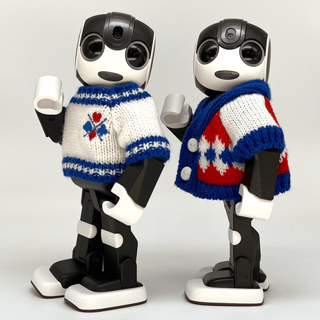 ニットカーディガン　トリコロール