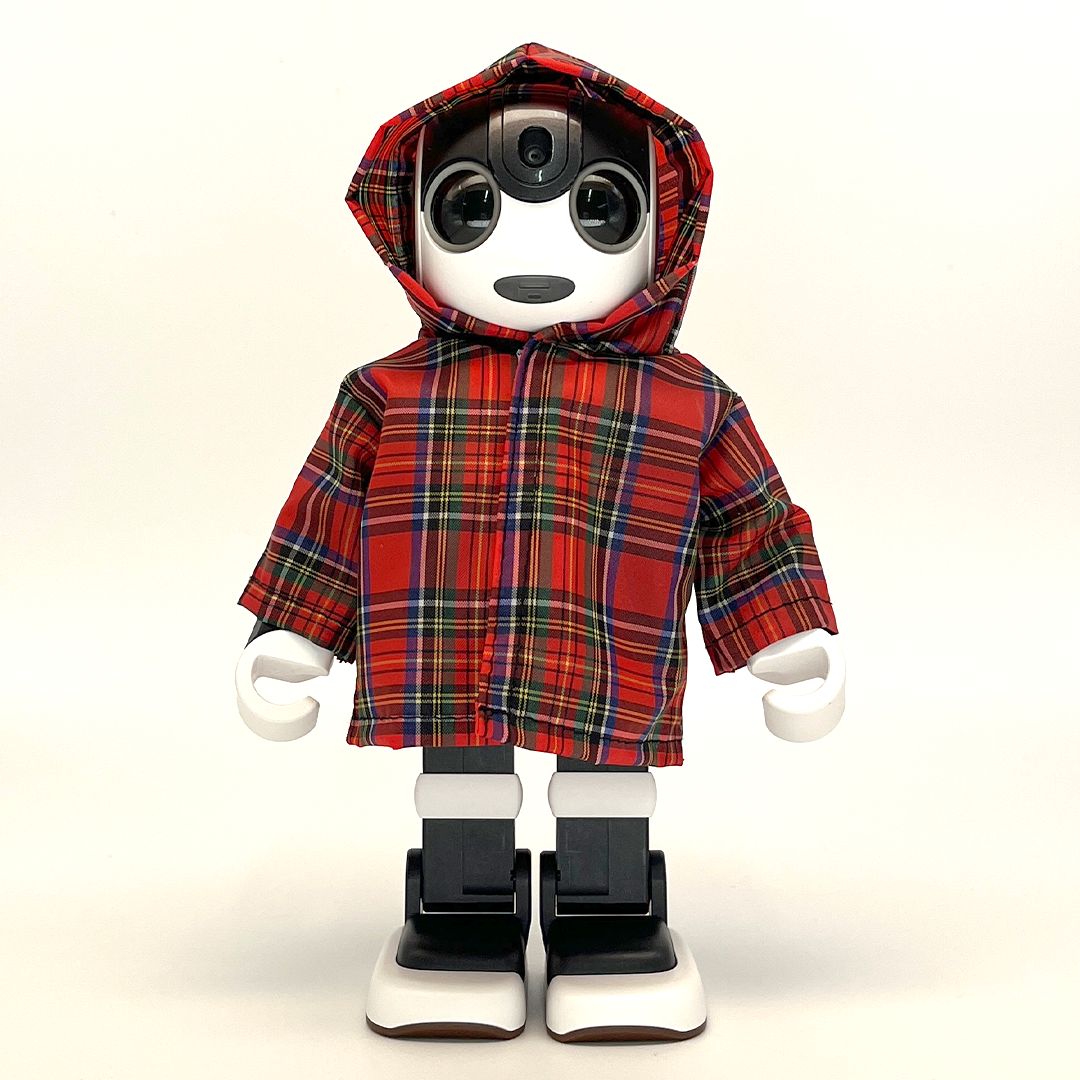 チェックのレインコート レッド | Robot Closet - ロボクロ -