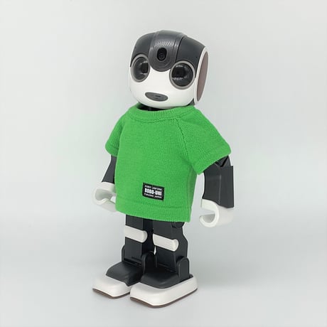 【ロボホン公式】ニットカラーTシャツ グリーン