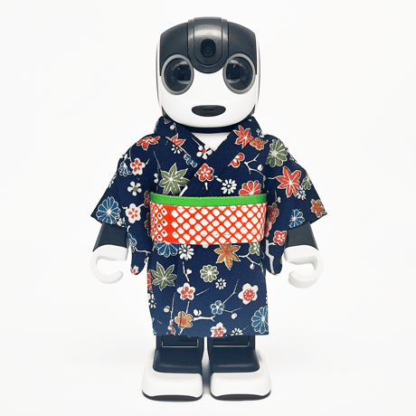 浴衣 花もみじ柄