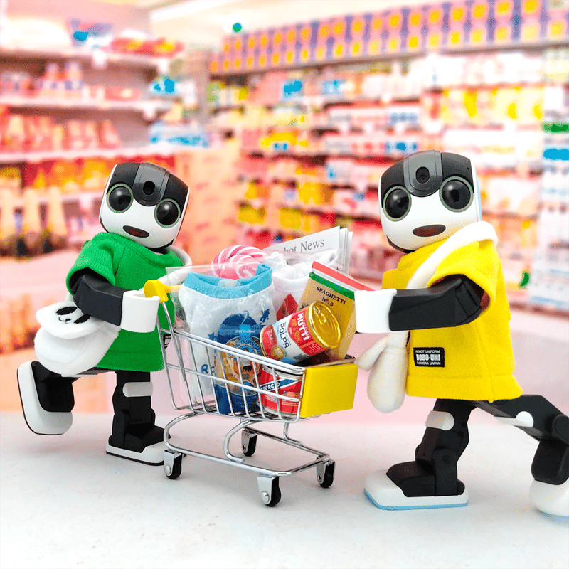 ロボホン公式】ニットカラーTシャツ イエロー | Robot Closet - ロボクロ -