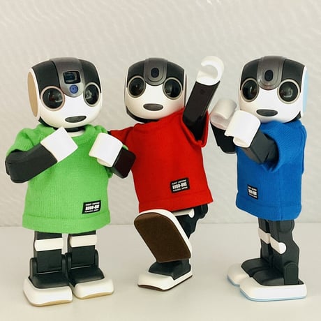 【ロボホン公式】ニットカラーTシャツ グリーン