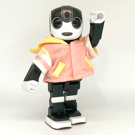 くまパーカー　イエロー&ピンク