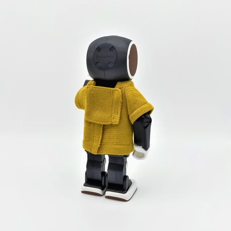 ROBO-UNI【ロボホン公式ライセンス商品】ロボホンニットTシャツ マスタード（ONLYROBO限定カラー）