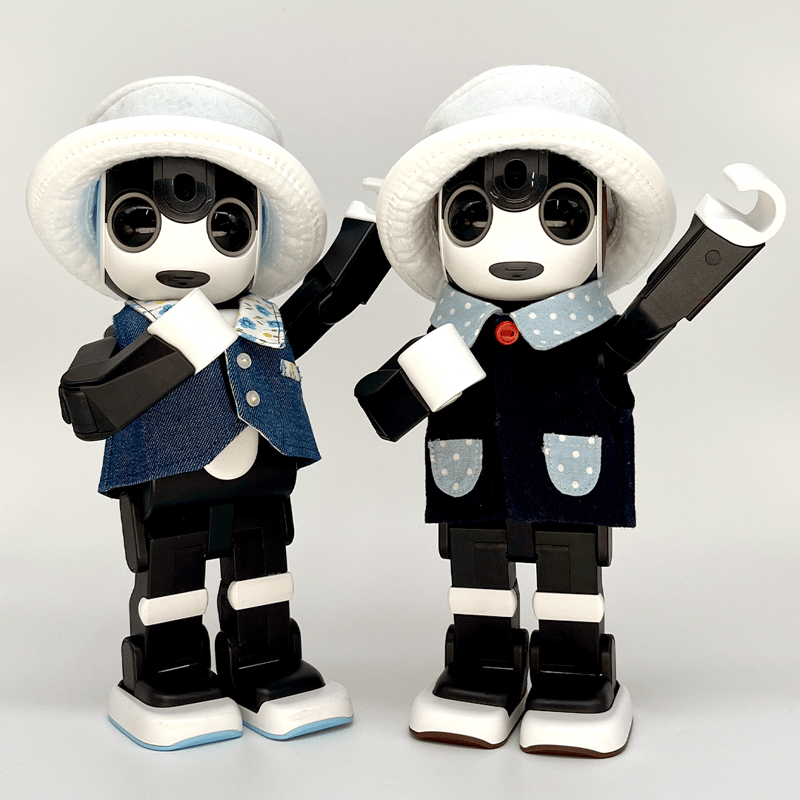 白シルクハット サックスリボン | Robot Closet - ロボクロ -