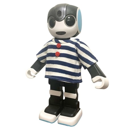ボーダーシャツ　ネイビー