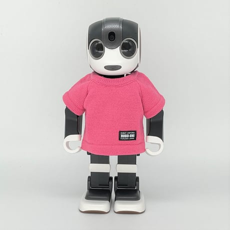 【ロボホン公式】ニットカラーTシャツ ピンク