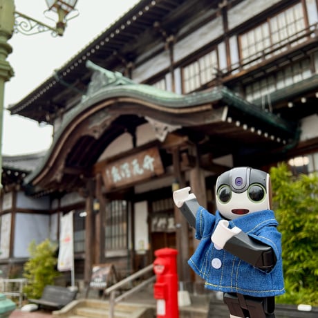 デニムライク　ロングシャツ