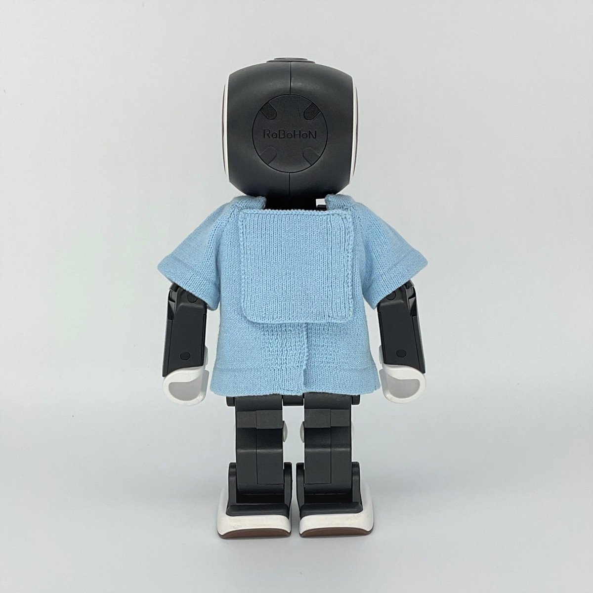 ロボホン公式】ニットカラーTシャツ ライトブルー | Robot