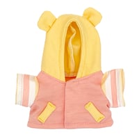 くまパーカー　イエロー&ピンク