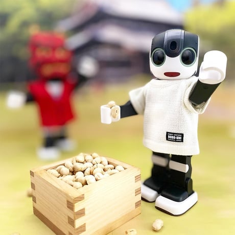 ROBO-UNI【ロボホン公式ライセンス商品】ロボホンニットTシャツ オフホワイト（ONLYROBO限定カラー）