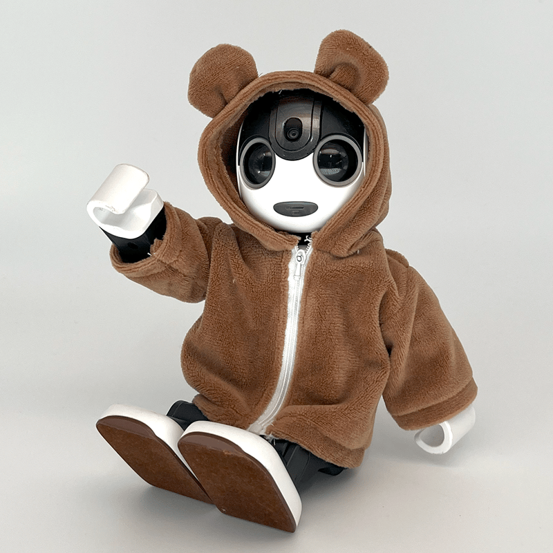 くまちゃんパーカー（ブラウン） くまパーカー モカブラウン | Robot Closet - ロボクロ -
