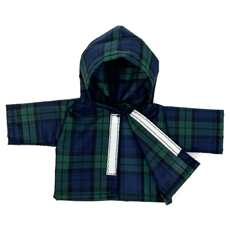 レインボーロード（ネイビー） チェックのレインコート ネイビー | Robot Closet - ロボクロ -