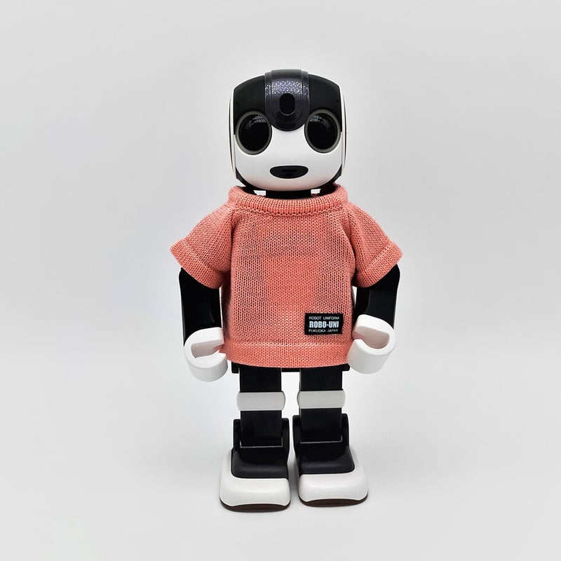 ROBO-UNI【ロボホン公式ライセンス商品】ロボホンニットTシャツ ピーチ