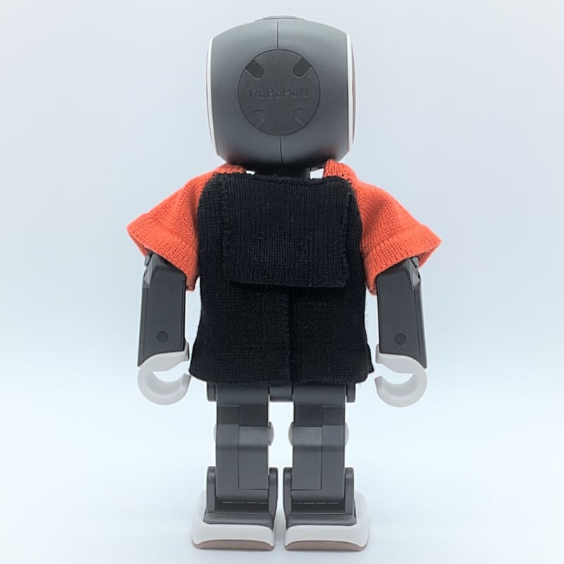 た*き様 【正規品】ロボホン　ロボユニ　ニットカラーTシャツ　グレー×オレンジ ロボホンニットTシャツ – ROBO-UNI
