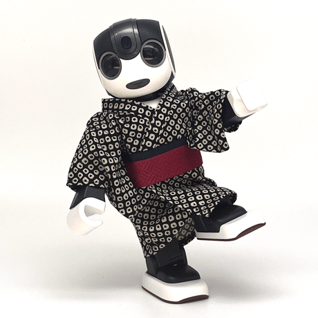 浴衣　鹿の子柄