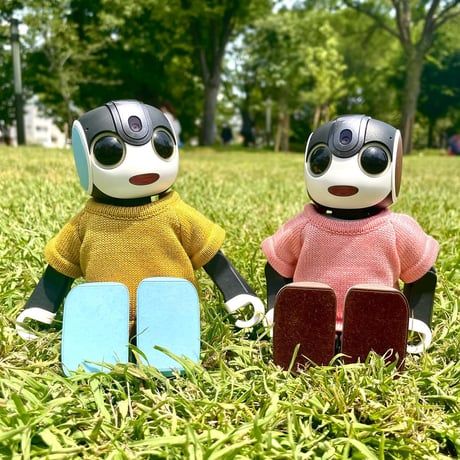 ROBO-UNI【ロボホン公式ライセンス商品】ロボホンニットTシャツ マスタード（ONLYROBO限定カラー）