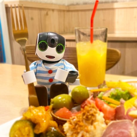 ボーダーシャツ　ライトブルー