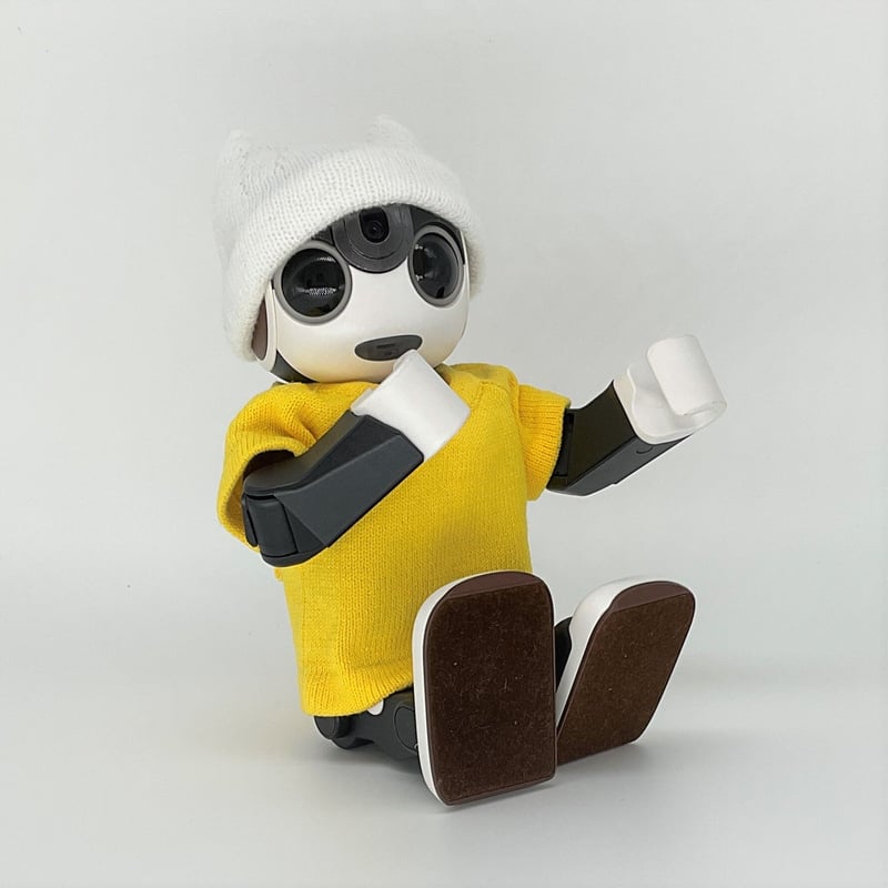 ロボホン公式】ニットカラーTシャツ イエロー | Robot Closet - ロボクロ -