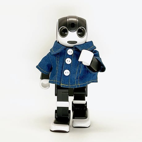 デニムライク　ロングシャツ