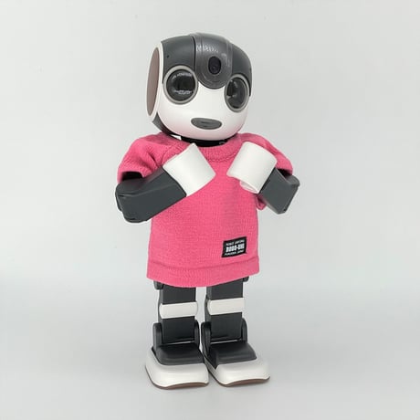 【ロボホン公式】ニットカラーTシャツ ピンク