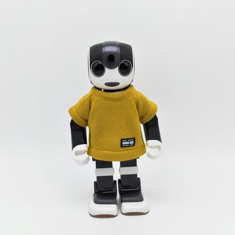 ROBO-UNI【ロボホン公式ライセンス商品】ロボホンニットTシャツ マスタード（ONLYROBO限定カラー）