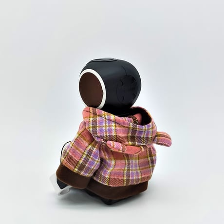 パーカー ベア チェックピンク［S］