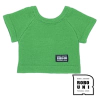【ロボホン公式】ニットカラーTシャツ グリーン