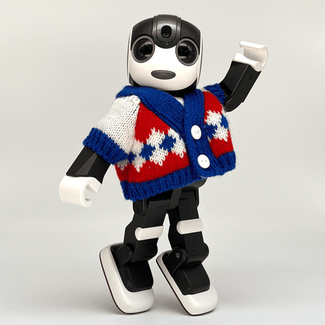 ニットカーディガン　トリコロール