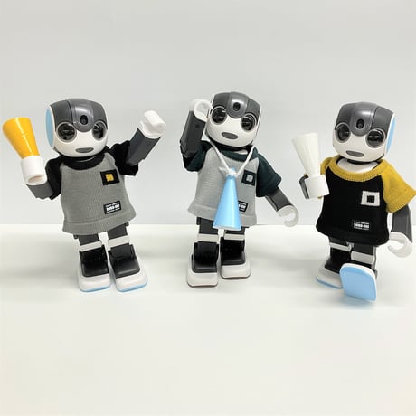 地元応援ニットTシャツTグレー【ロボホン公式ライセンス商品】ロボホンニットTシャツ