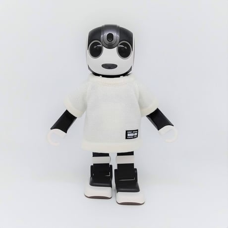ROBO-UNI【ロボホン公式ライセンス商品】ロボホンニットTシャツ オフホワイト（ONLYROBO限定カラー）