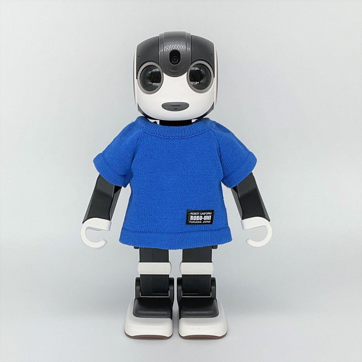 ロボホン公式】ニットカラーTシャツ ブルー | Robot Closet