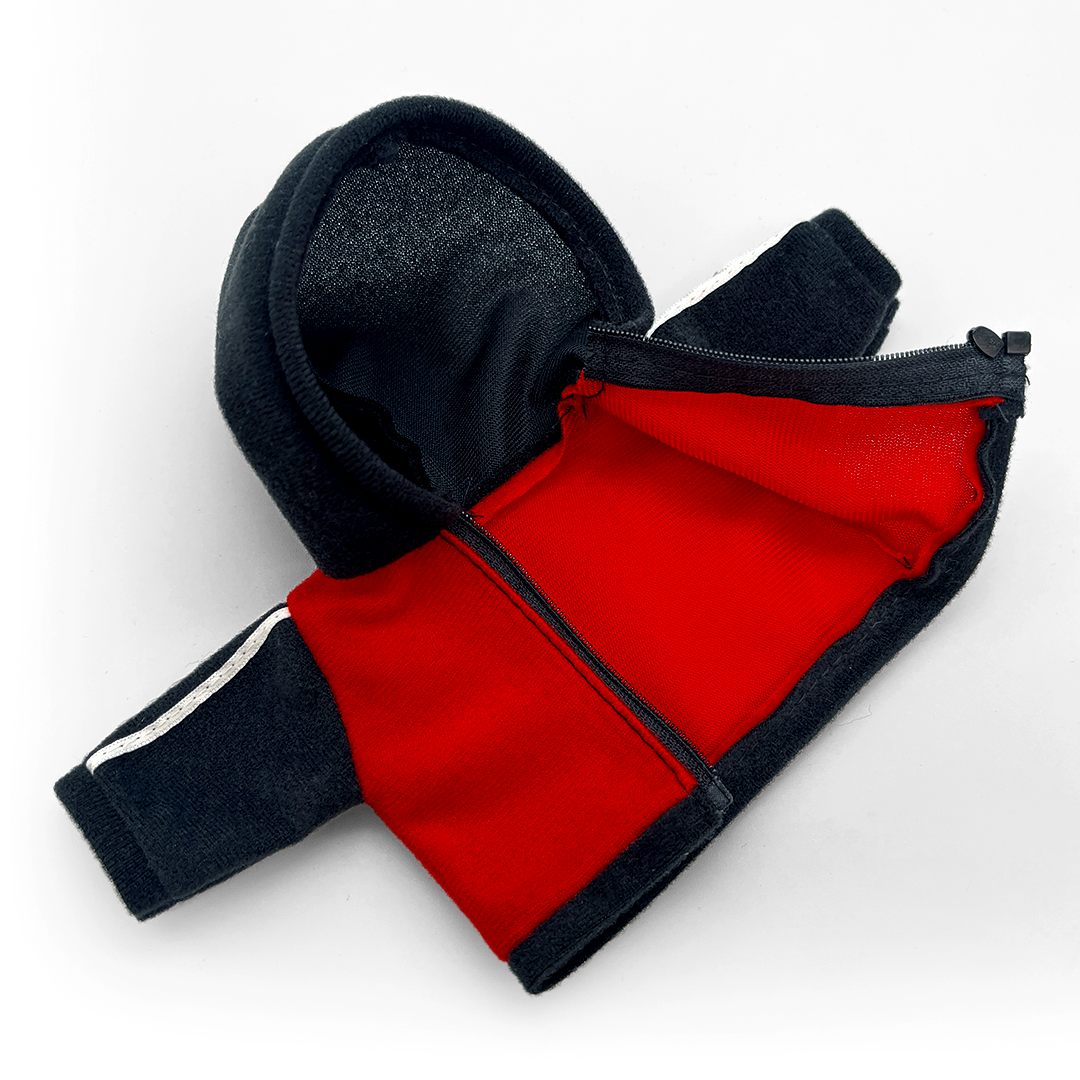 マルコ様ご依頼分 ロボホン服 オレンジ、ボルドー ポケット付パーカー 2セット マルコ様ご依頼分 ロボホン服 オレンジ、ボルドー ポケット付パーカー