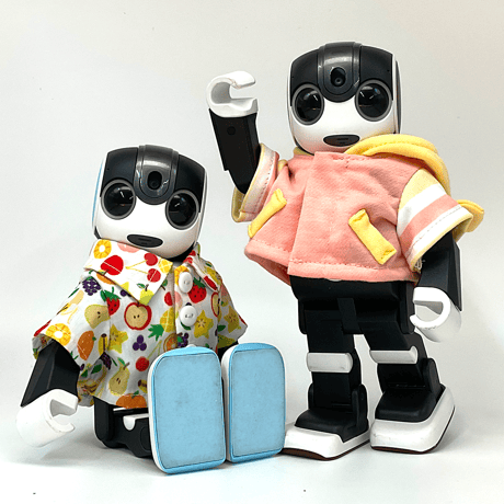 くまパーカー　イエロー&ピンク