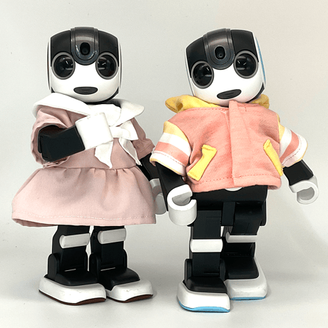 くまパーカー　イエロー&ピンク