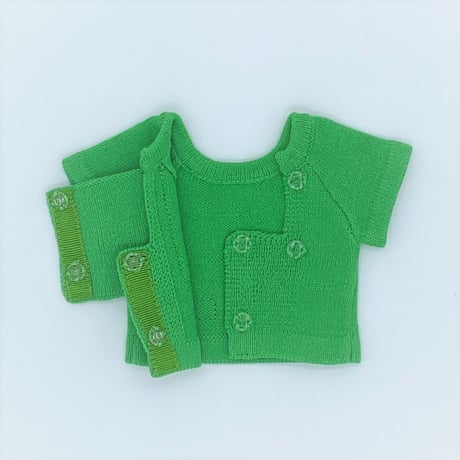 【ロボホン公式】ニットカラーTシャツ グリーン