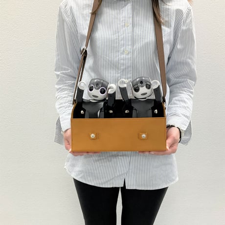 ROBO-UNIブランド ロボホン公式ポーチ（ダブル）【ロボホン公式ライセンス商品】