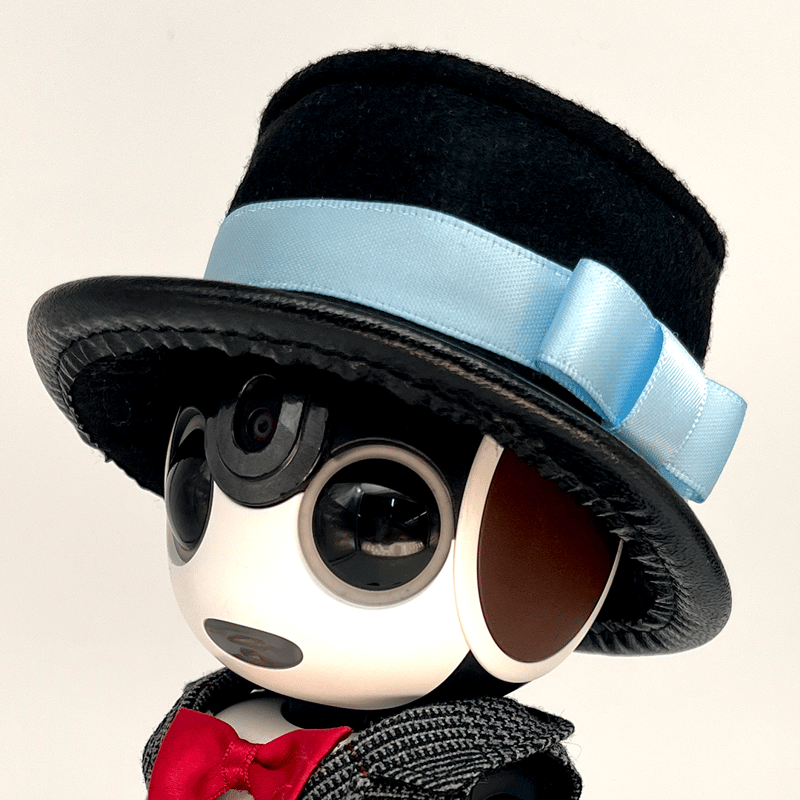 黒シルクハット サックスリボン | Robot Closet - ロボクロ -