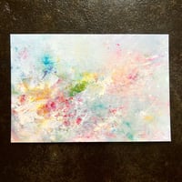 Power Card _Aqua    Post Card  横